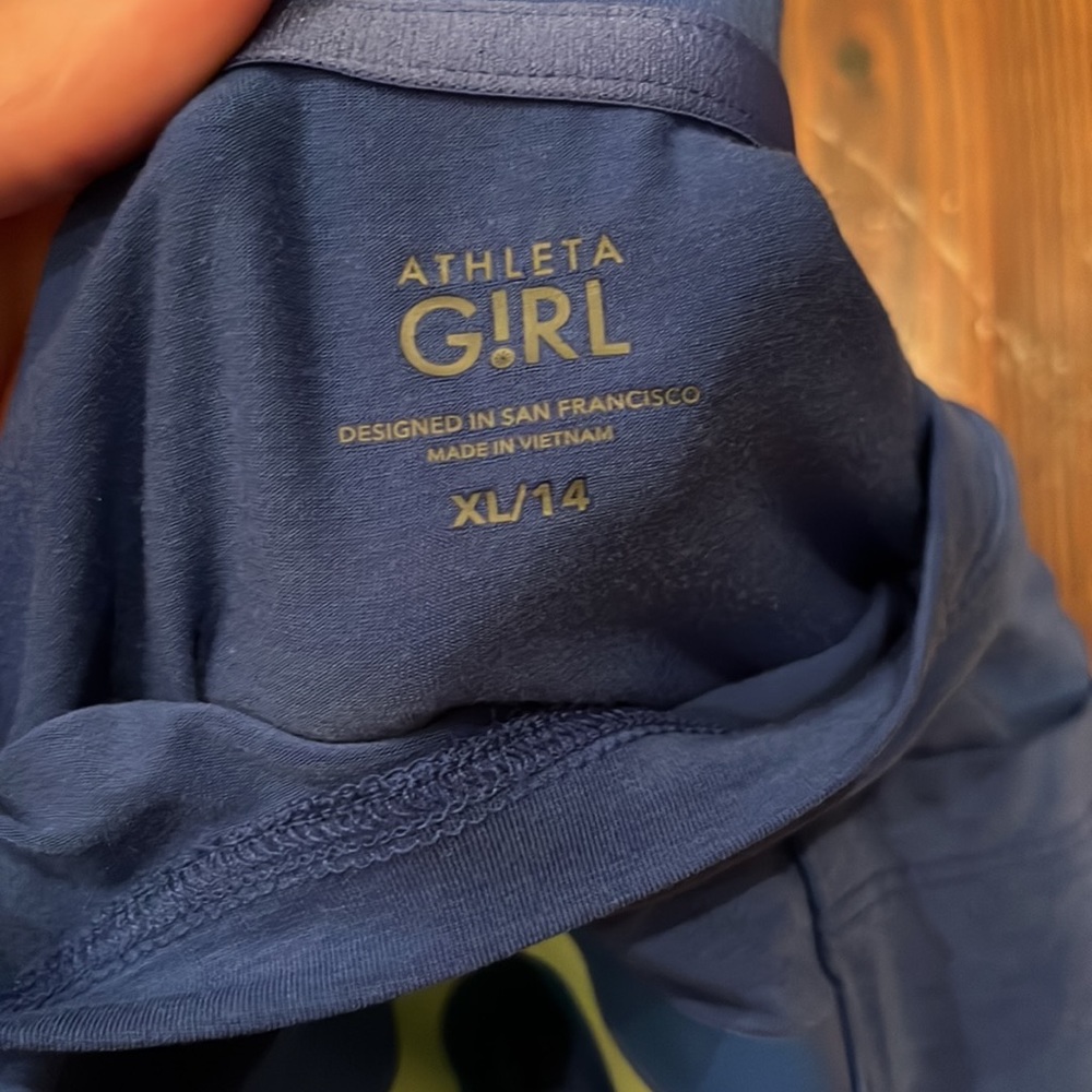 ATHETA BLUE STRIP TOP - Picture 3 of 5